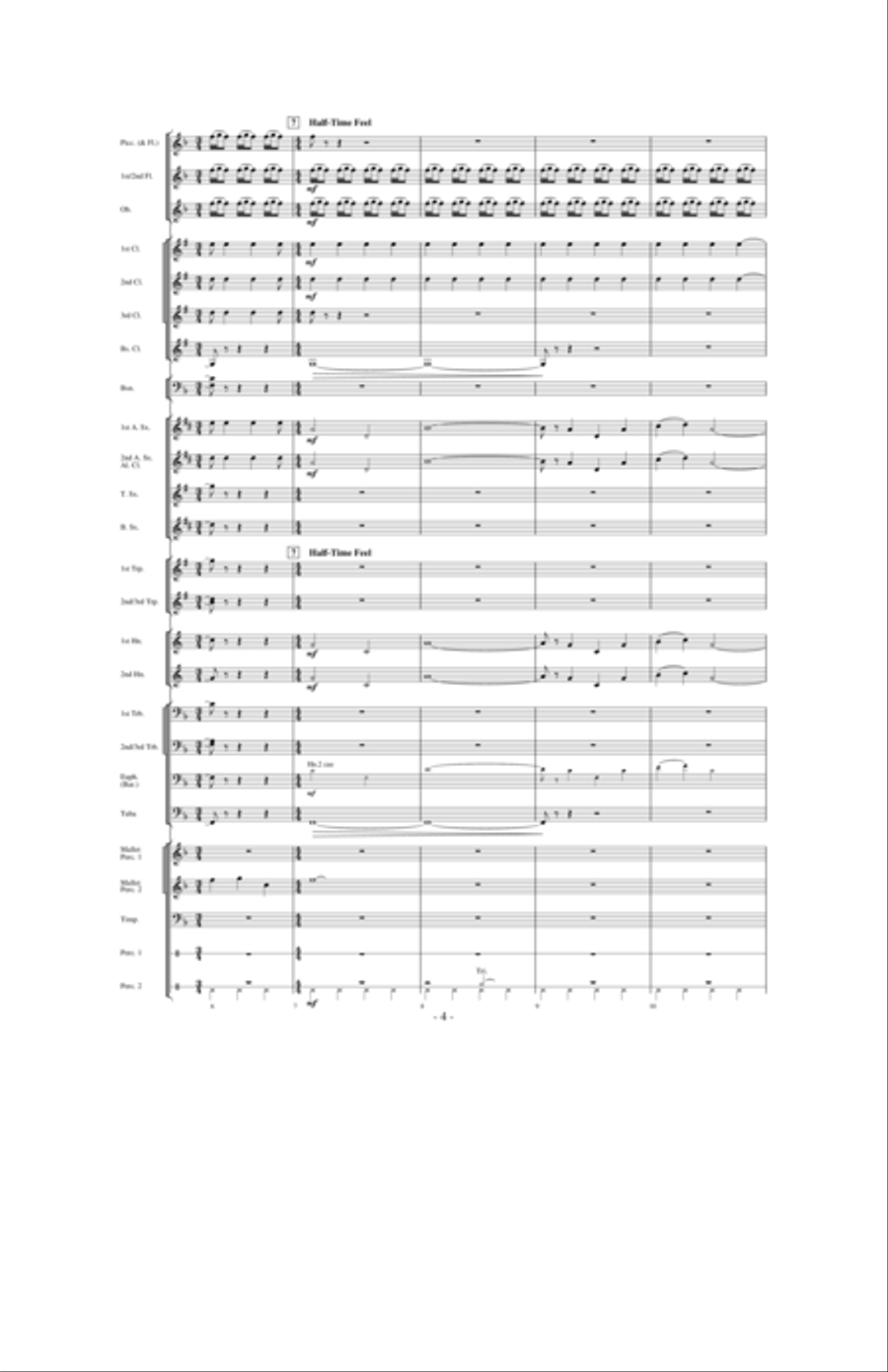 High Country Celebration Concert Band scores gallery preview page 3