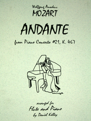 Book cover for Mozart Andante (Elvira Madigan Theme) for Flute and Piano