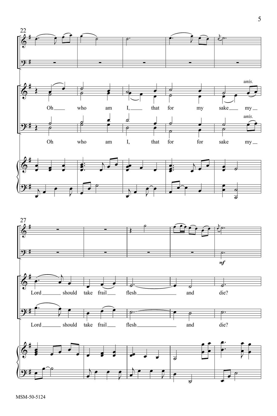 My Song Is Love Unknown My Song Is Love Unknown 4-Part scores gallery preview page 5
