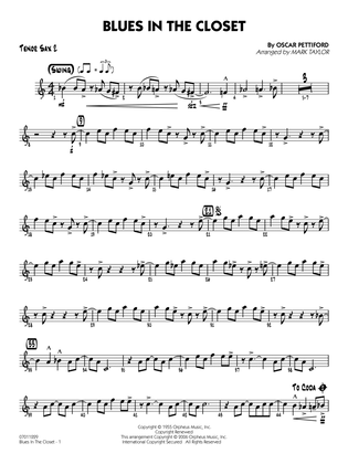 Book cover for Blues in the Closet (arr. Mark Taylor) - Tenor Sax 2