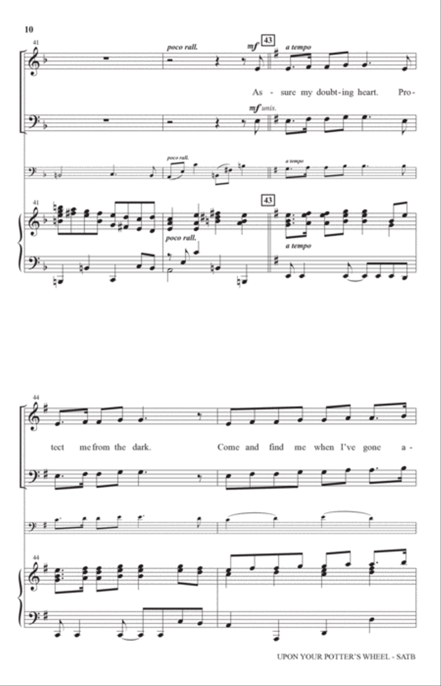 Upon Your Potter's Wheel Upon Your Potter's Wheel 4-Part scores gallery preview page 9