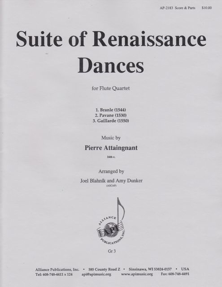 Suite of Renaissance Dances image number null