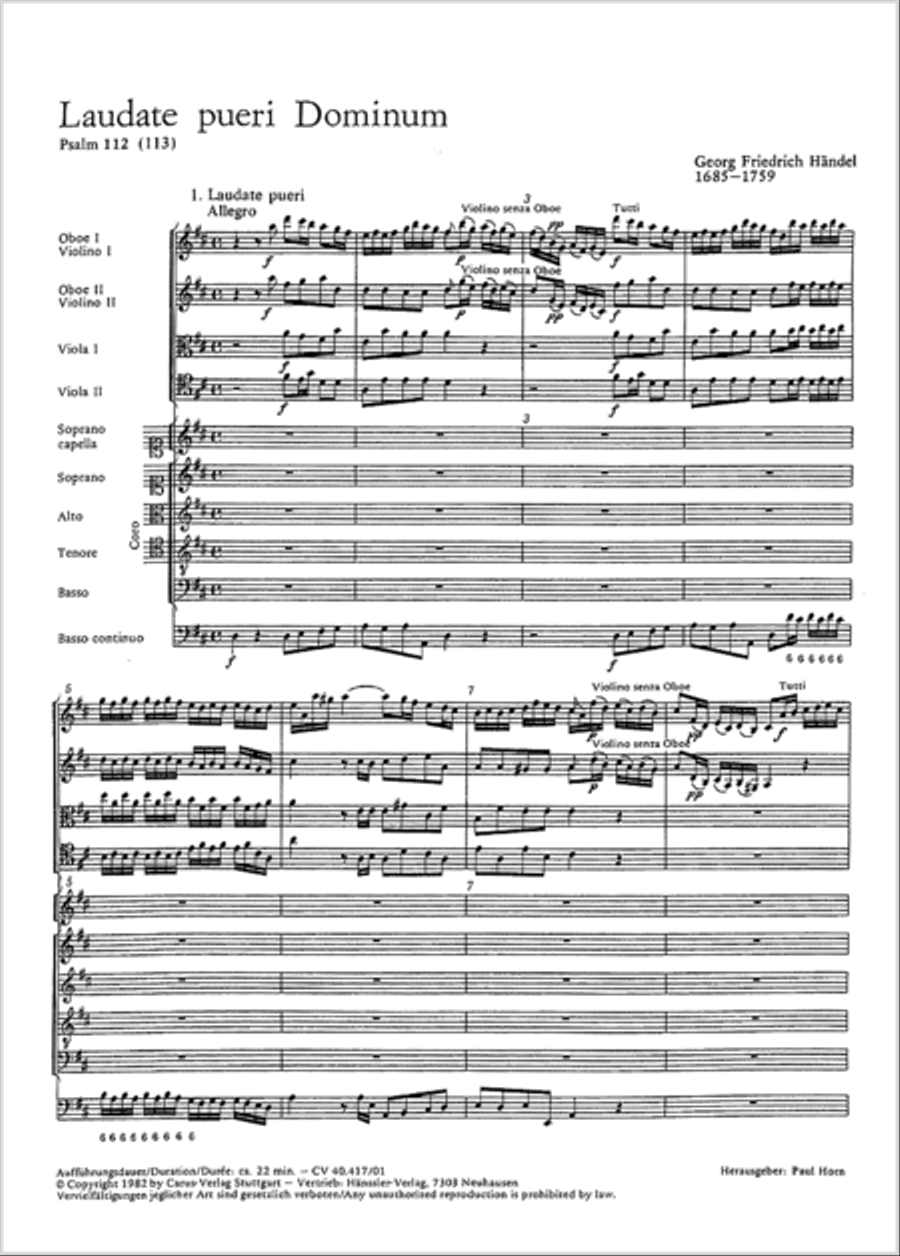 Laudate pueri SSATB scores gallery preview page 2