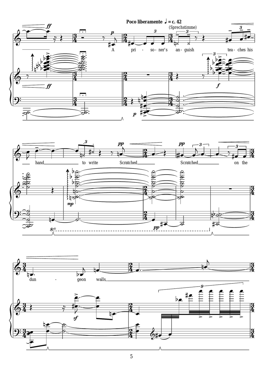 Need For Speech Piano, Vocal scores gallery preview page 5