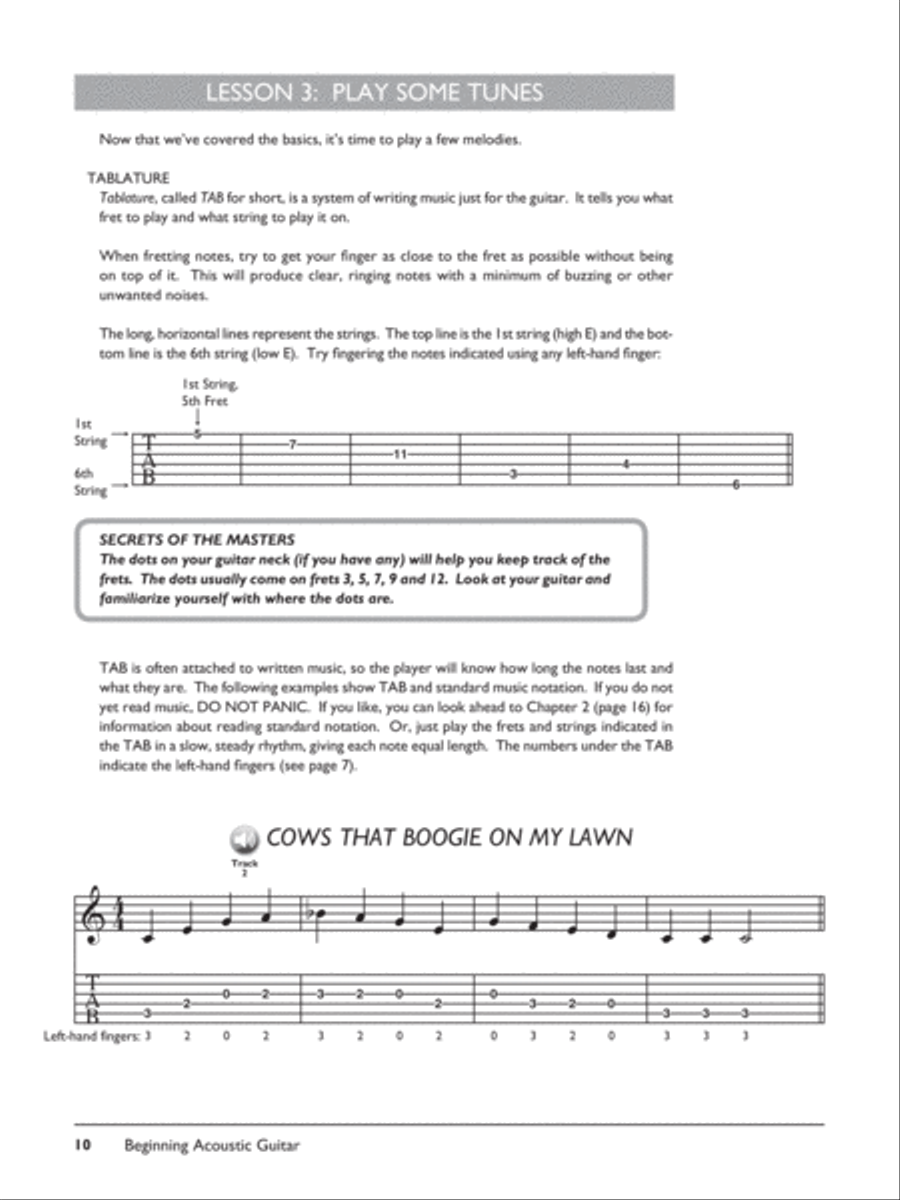 Complete Acoustic Guitar Method Complete Edition Acoustic Guitar scores gallery preview page 5
