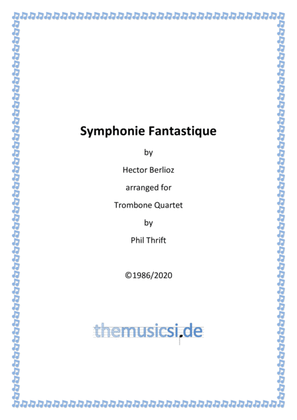 Book cover for Symphonie Fantastique for Trombone Quartet