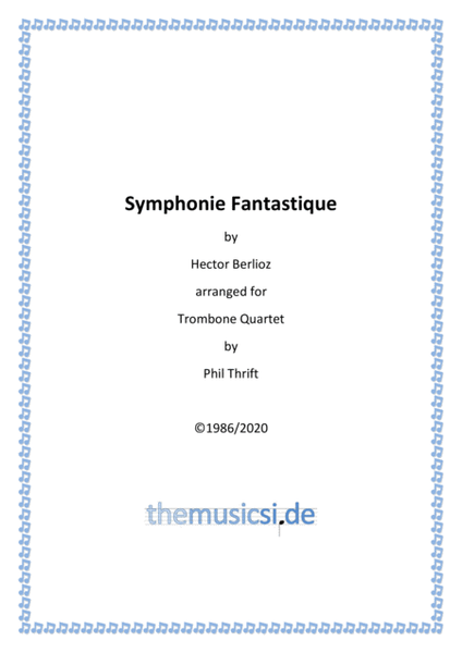 Symphonie Fantastique for Trombone Quartet image number null