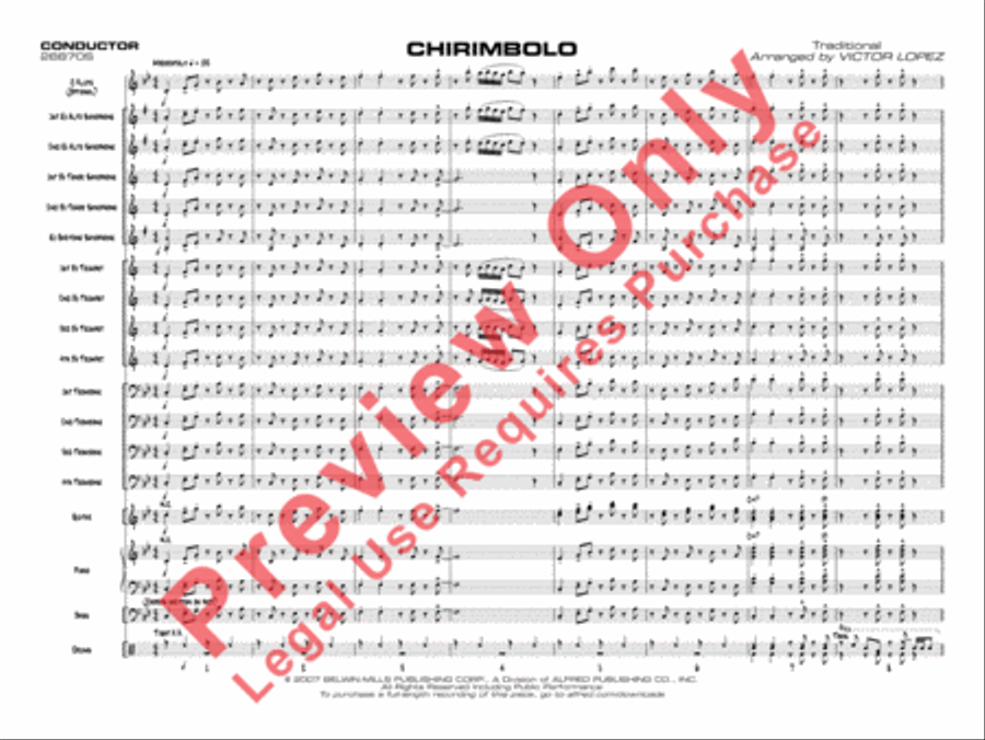 Chirimbolo Jazz Ensemble scores gallery preview page 4