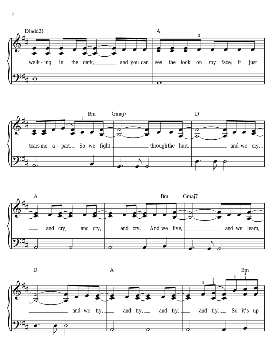 Down To Earth Voice scores gallery preview page 2