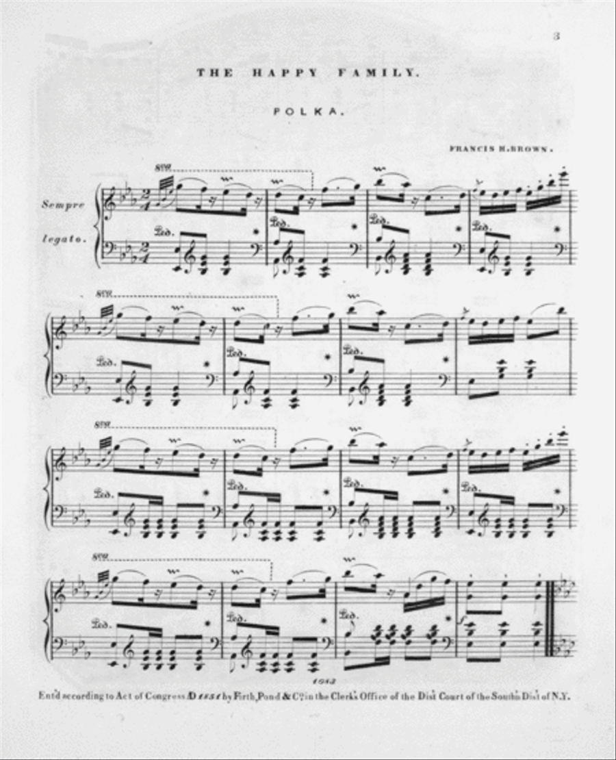 Happy Family Polka Piano Solo scores gallery preview page 2