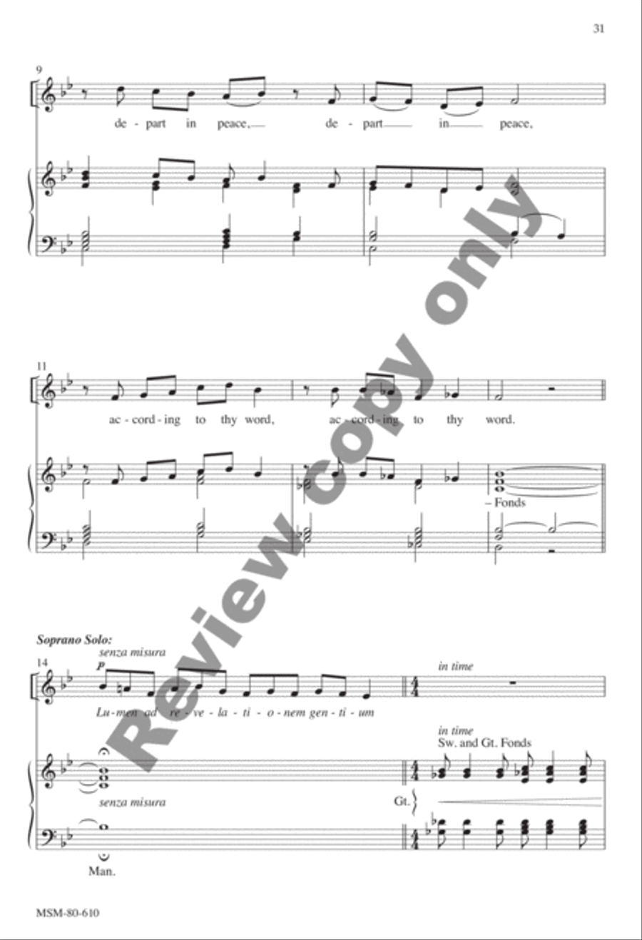 Evensong Unison Choir scores gallery preview page 64