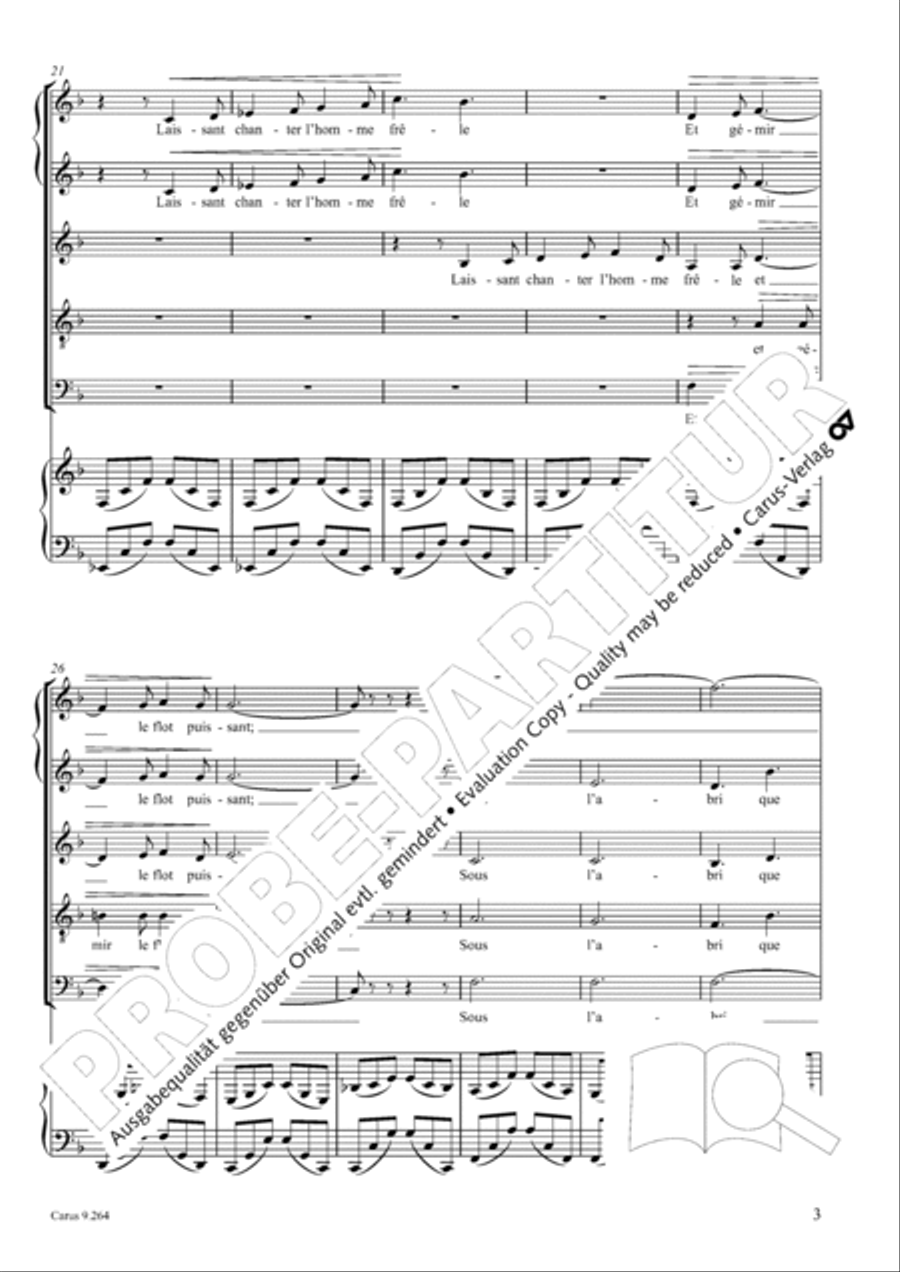 Soiree en mer SSATB scores gallery preview page 4