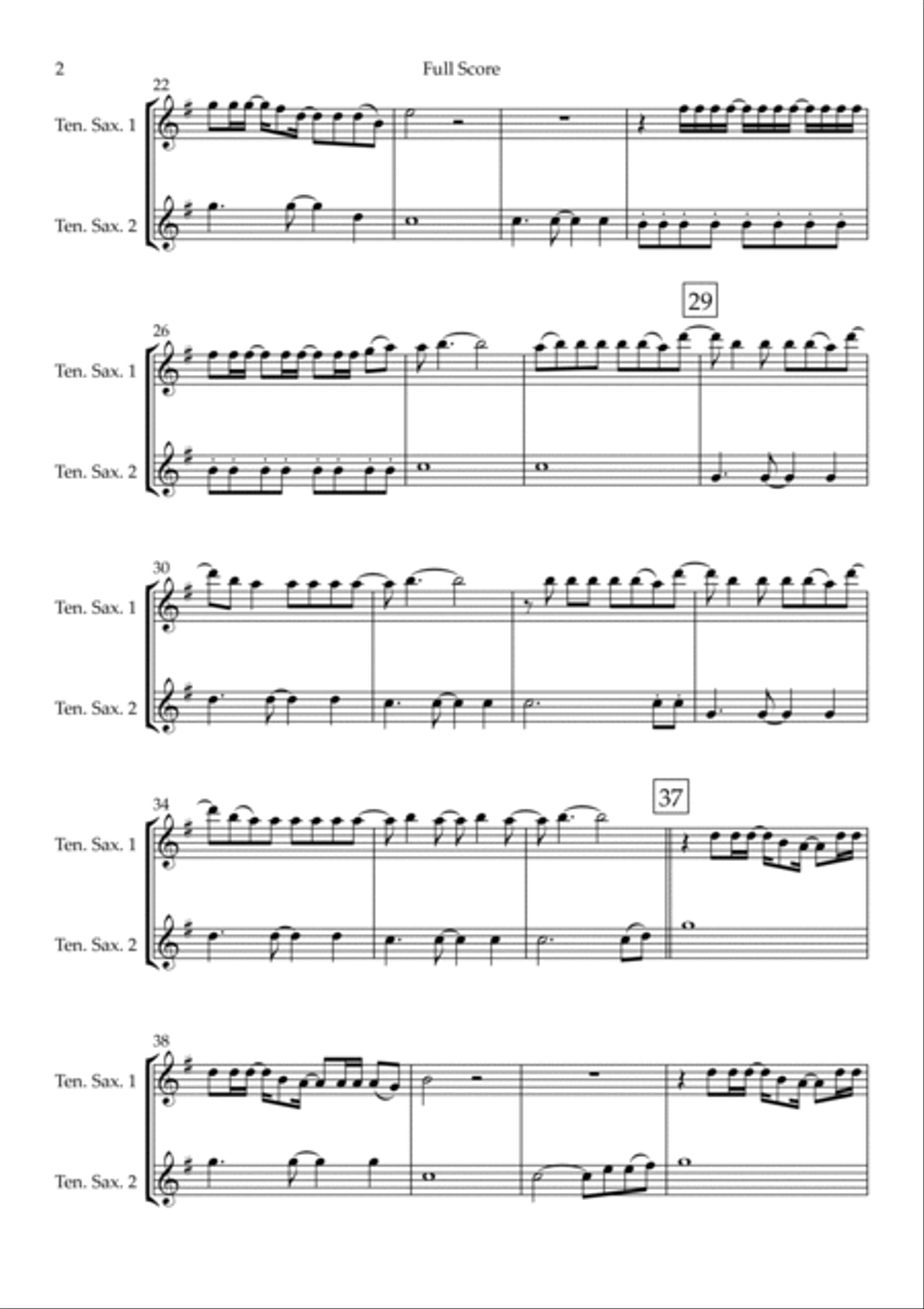 Empire State Of Mind Woodwind Duet scores gallery preview page 2