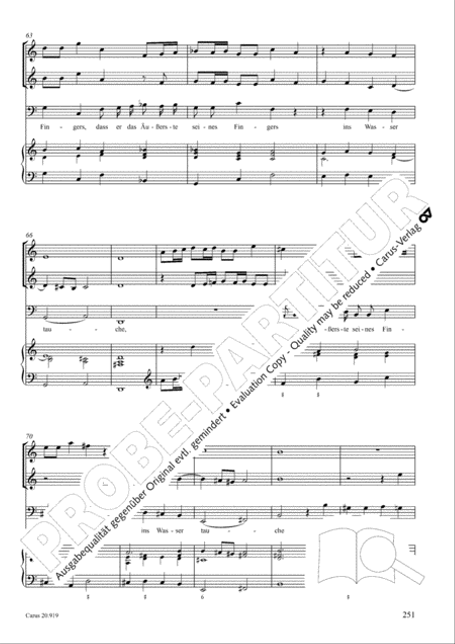 Opera varia I. Works with 1-7 parts (Complete edition, vol. 19) [Werke mit 1-7 obligaten Stimmen] Score scores gallery preview page 308