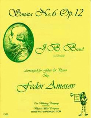 Book cover for Sonata No.6, Op.12 (Fedor Amosov)