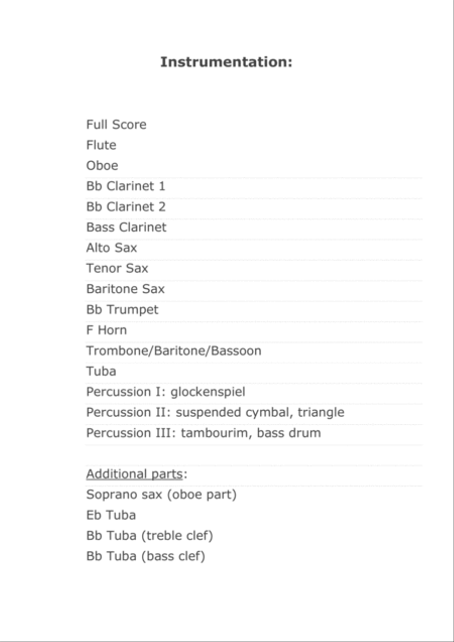Lua Branca (White Moon) - For Concert Band Concert Band scores gallery preview page 2