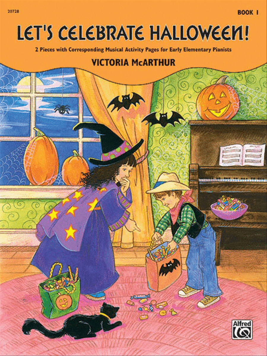 Let's Celebrate Halloween!, Book 1 Easy Piano scores gallery preview page 1