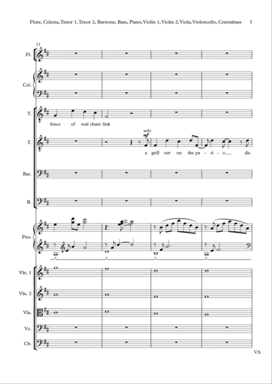 Somewhere That's Green Somewhere That's Green Chamber Orchestra scores gallery preview page 3