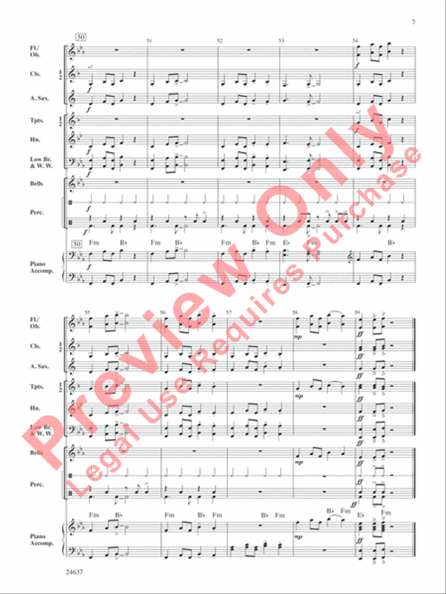 More Cowbell More Cowbell Concert Band scores gallery preview page 8