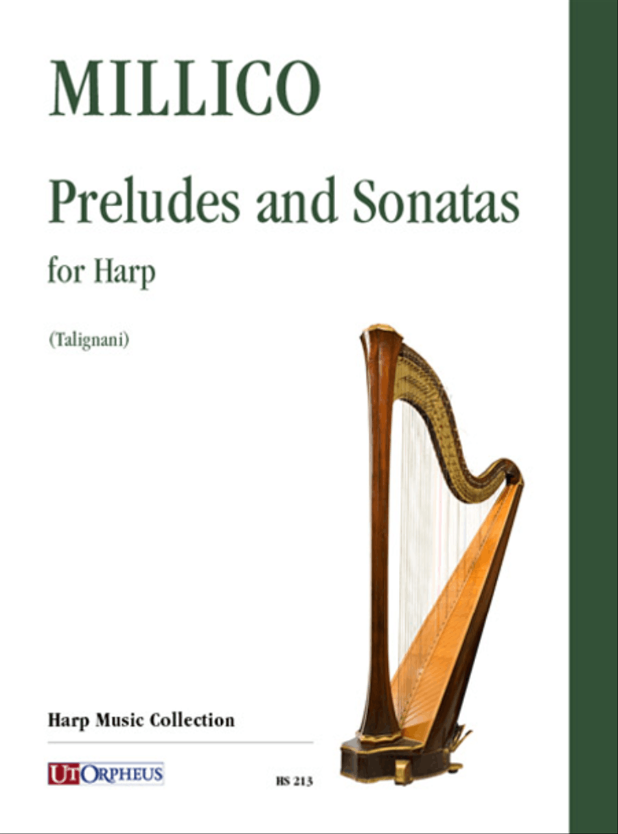 Preludes and Sonatas for Harp Harp scores gallery preview page 1
