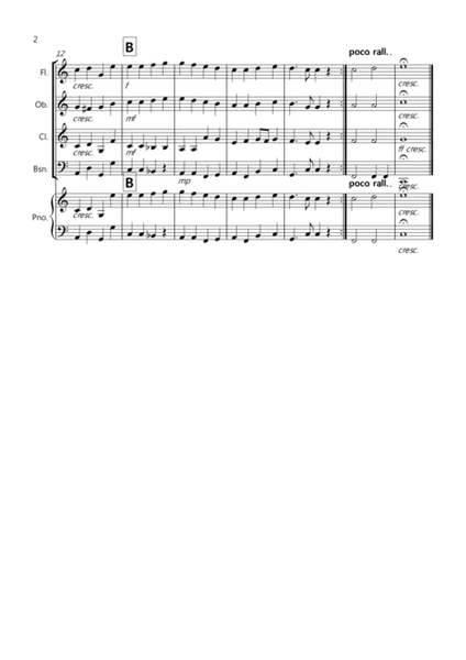 Ode to Joy for Wind Quartet image number null