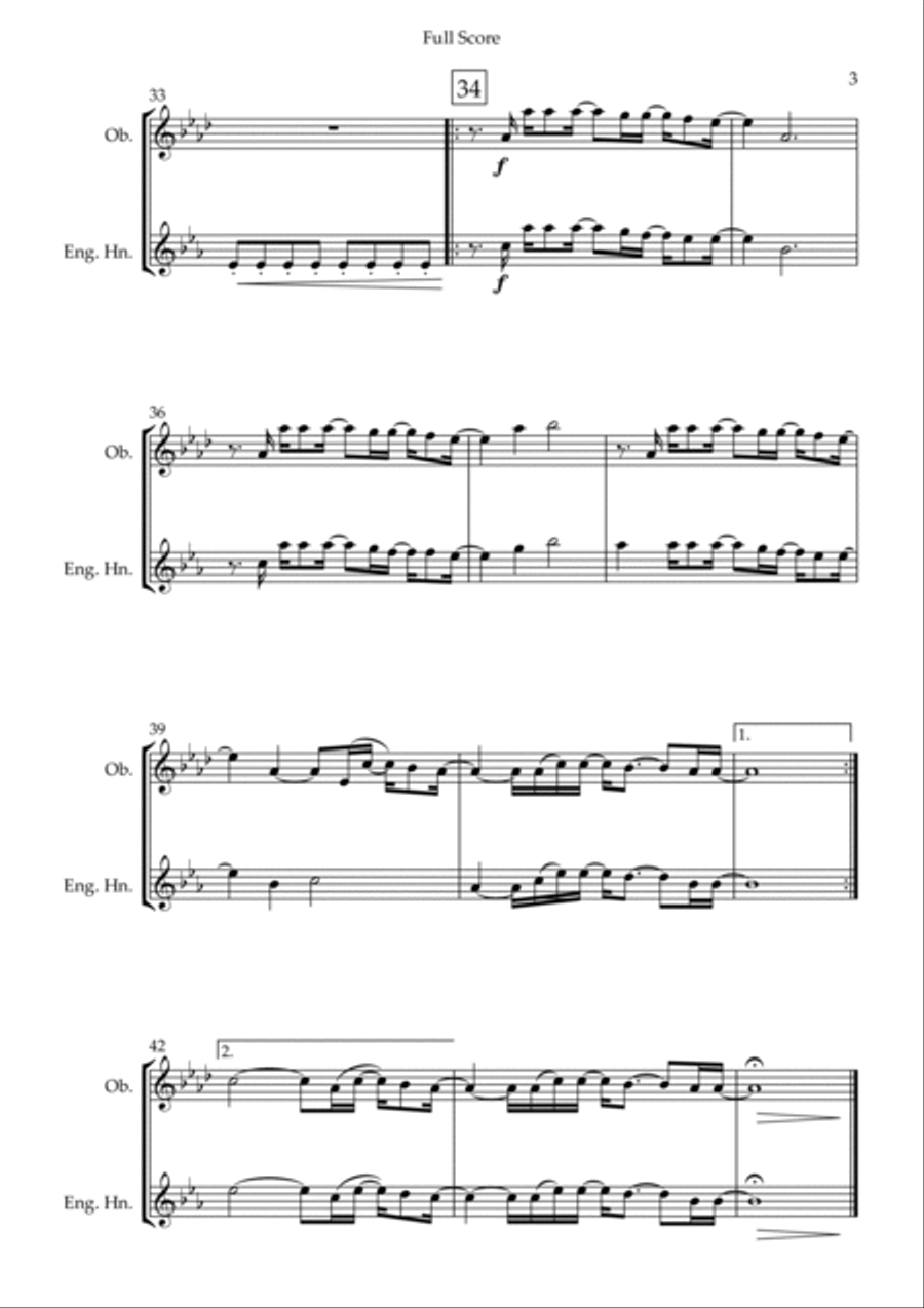 Goodness Of God Woodwind Duet scores gallery preview page 3