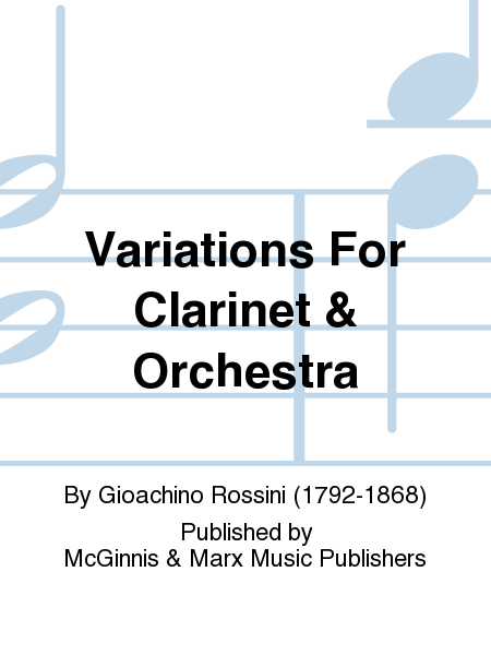 Variations For Clarinet & Orchestra