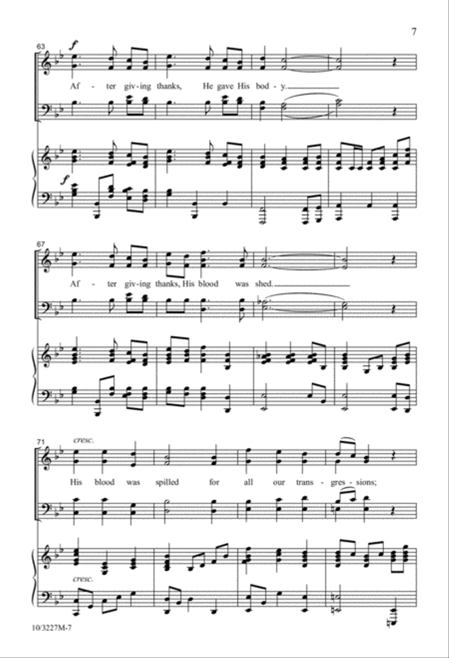 After Giving Thanks, Remember Me 4-Part scores gallery preview page 7