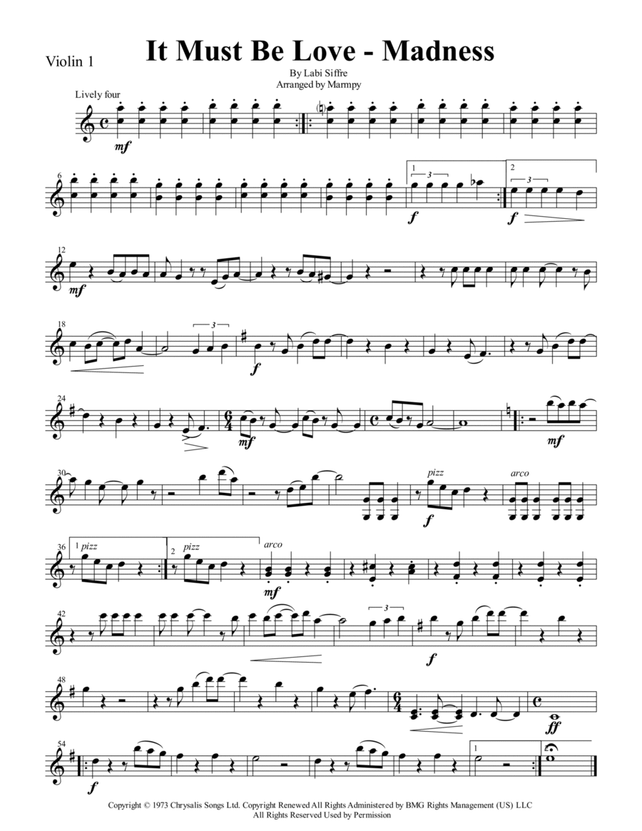 It Must Be Love It Must Be Love String Trio scores gallery preview page 1