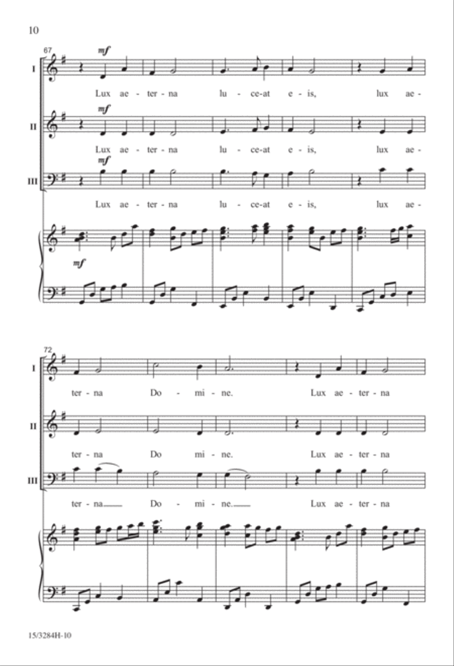 Lux Aeterna 3-Part scores gallery preview page 9