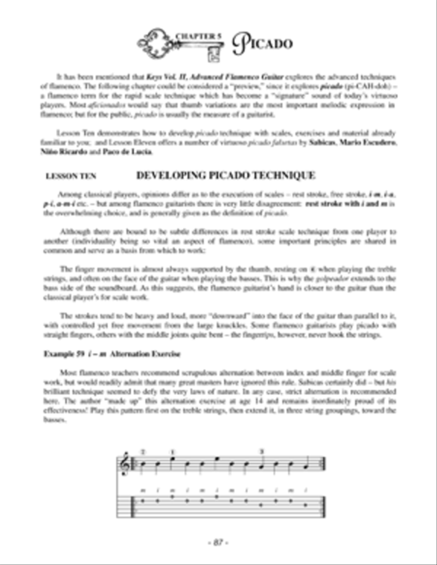 The Keys to Flamenco Guitar Volume 1 Flamenco Guitar scores gallery preview page 6