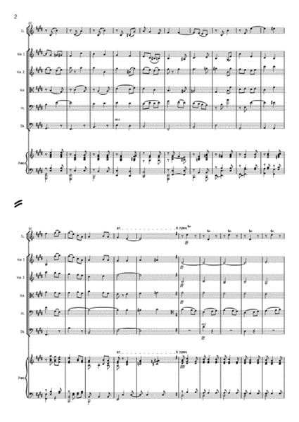Edward Elgar: Salut d'amour - arrangement for chamber group image number null