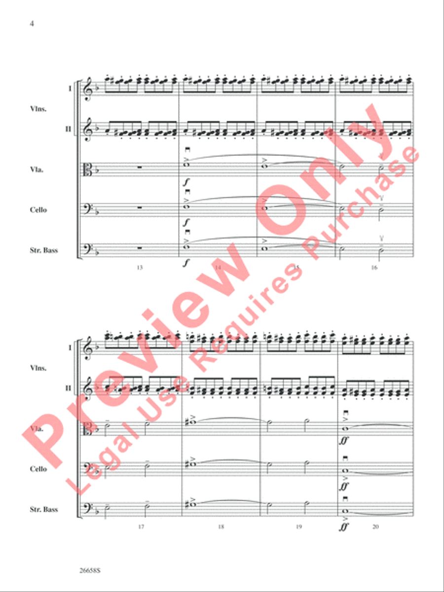 Halloween Spooktacular String Orchestra scores gallery preview page 5