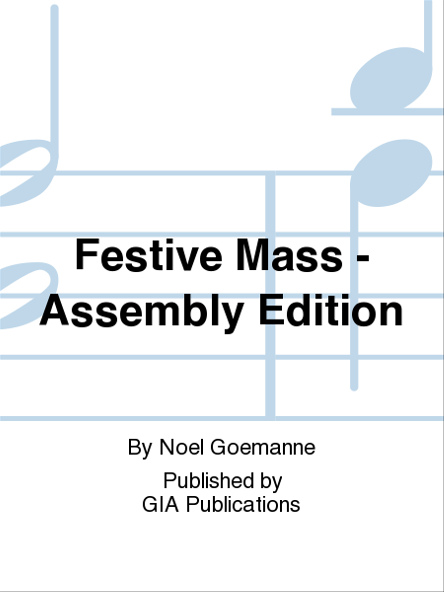 Festive Mass - Assembly edition Percussion scores gallery preview page 1