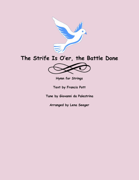 The Strife Is O'er, the Battle Done (String Orchestra) image number null