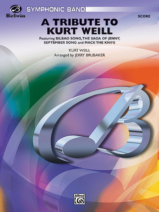 Book cover for A Tribute to Kurt Weill (Score only)