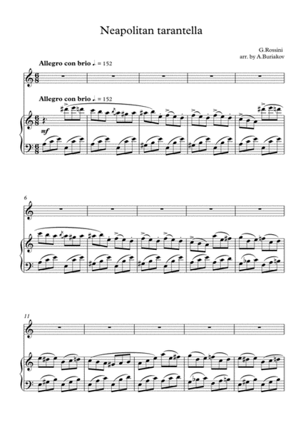 Neapolitan Tarantella (flute) image number null