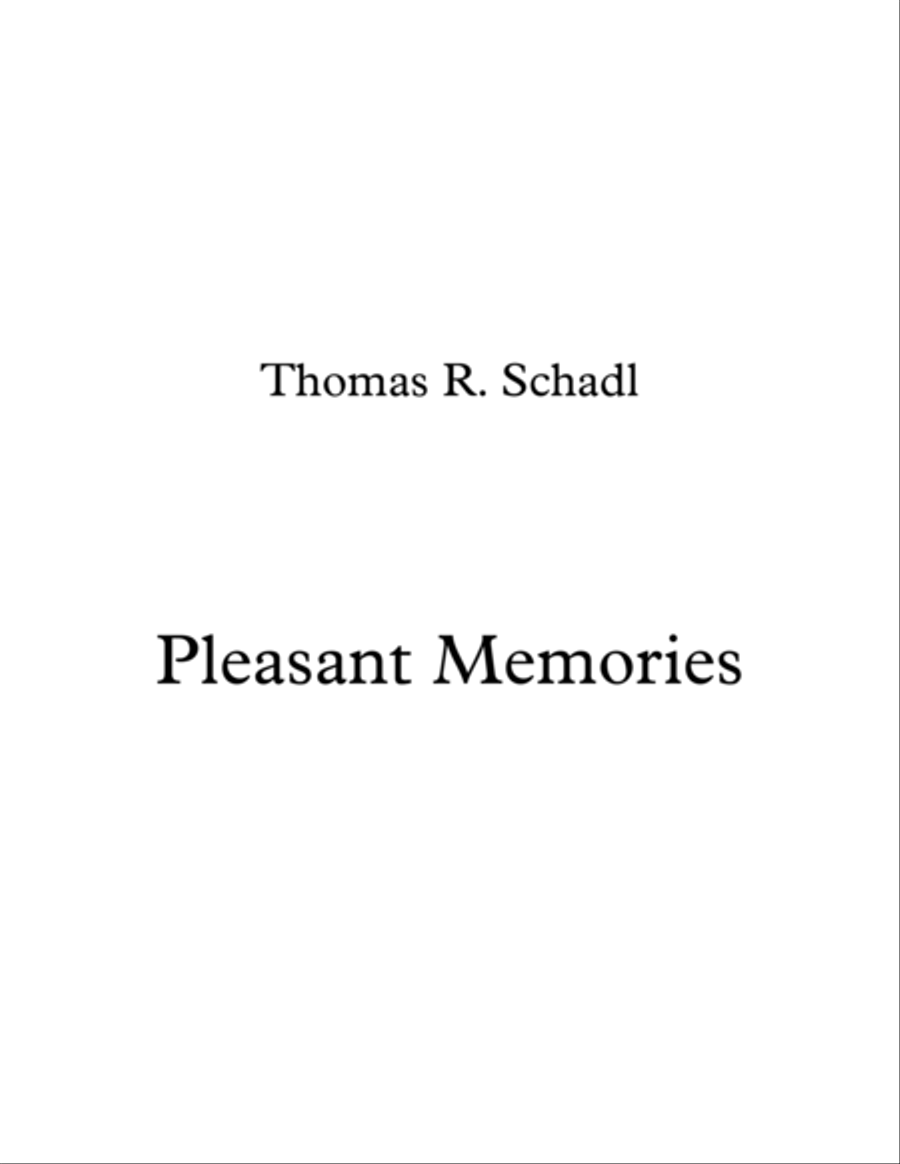 Pleasant Memories Piano Method scores gallery preview page 1