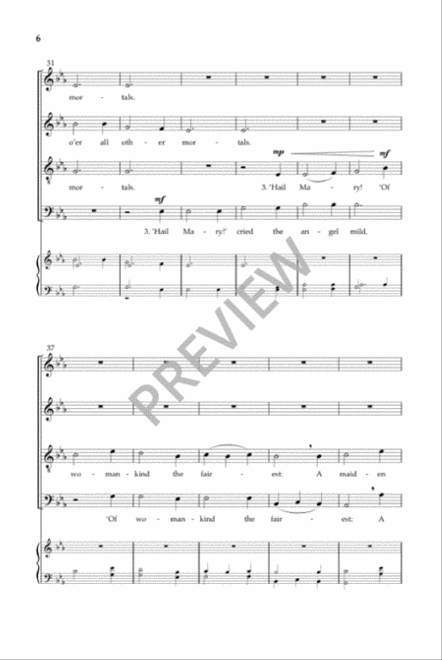 There Stood in Heaven a Linden Tree 4-Part scores gallery preview page 7
