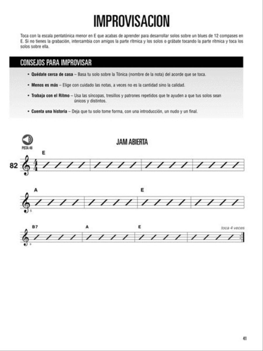 Spanish Edition: Hal Leonard Método Para Guitarra – Libro 2 Guitar scores gallery preview page 8