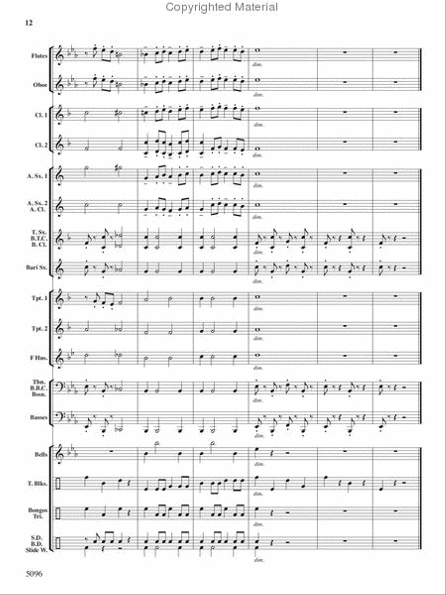 Portly Penguin Parade Concert Band scores gallery preview page 11