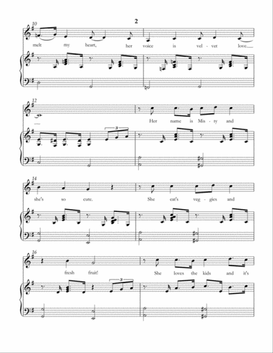 Mystery Gal - Child Novelty Solo K -5, Music by Kathleen Holyoak