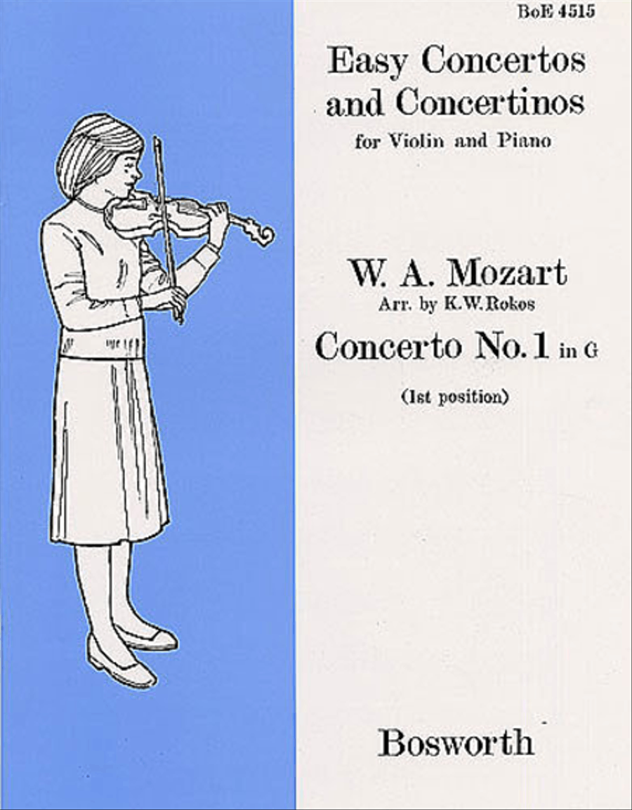 Concerto No.1 in G Concerto No.1 in G Violin Solo scores gallery preview page 1