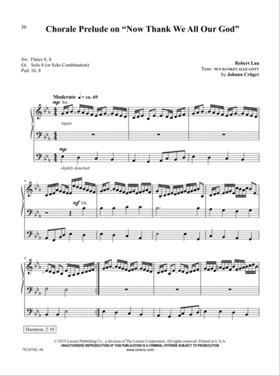 The Organist's Library, Vol. 60 Organ Solo scores gallery preview page 14