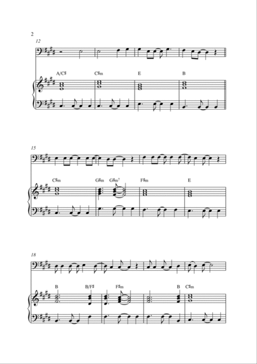 La Isla Bonita Piano scores gallery preview page 2