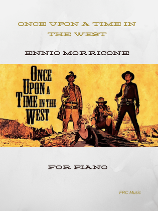 Book cover for Once Upon A Time In The West from the Paramount Picture ONCE UPON A TIME IN THE WEST