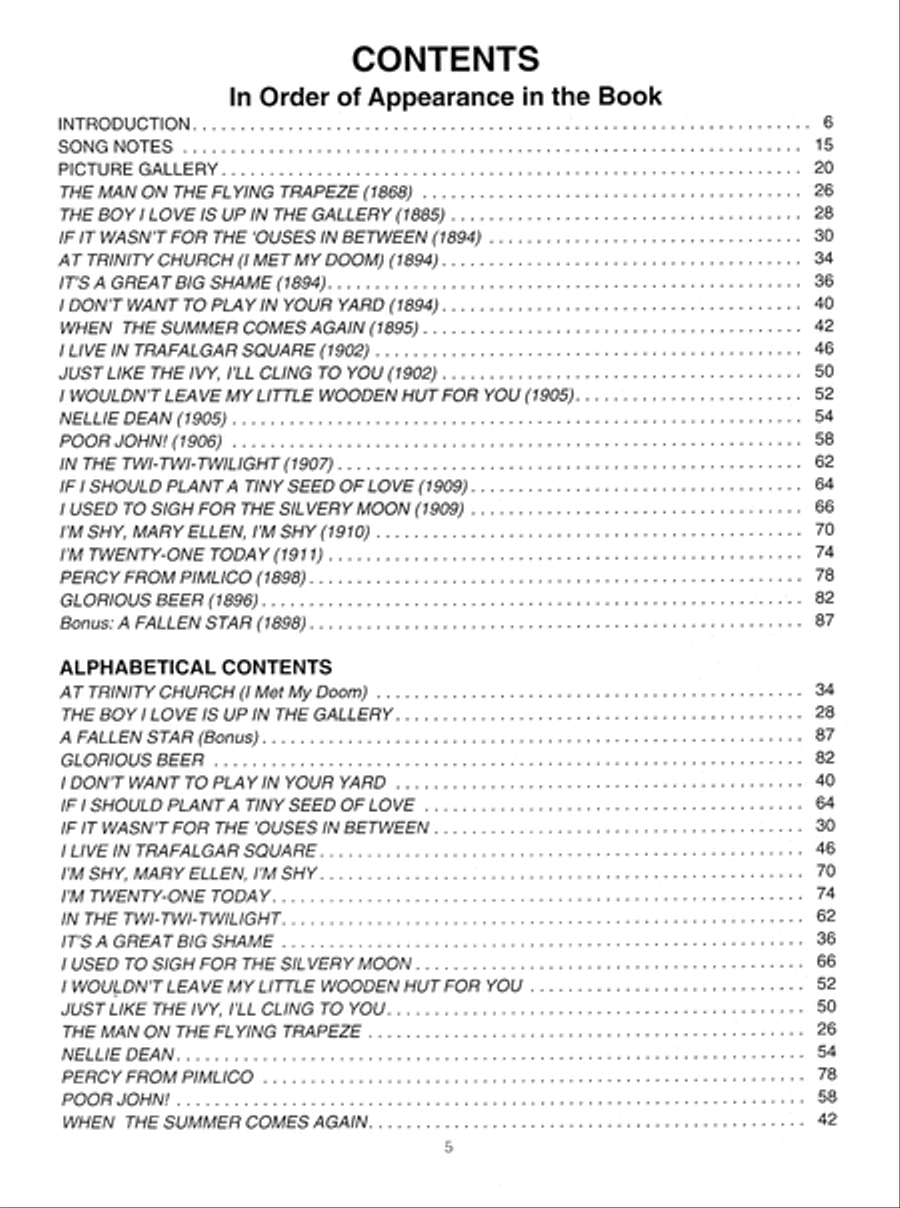 Titanic Tunes Titanic Tunes Piano, Vocal scores gallery preview page 11