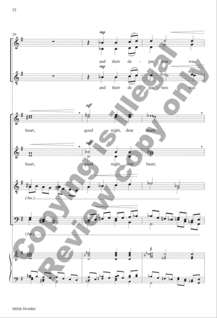 The Souls of the Righteous 4-Part scores gallery preview page 12