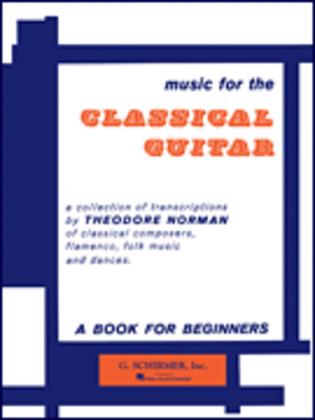 Book cover for Music for the Classical Guitar - Book 1