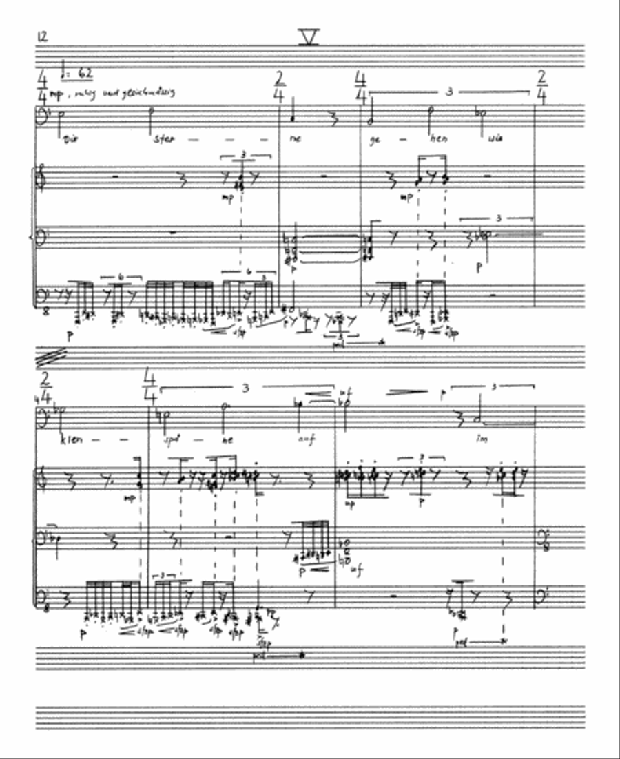 Sappho Lieder for low male Voice and Piano Bass Voice scores gallery preview page 2